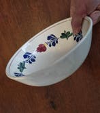 Boerenbont vintage Fruitschaal rond 19cm aardewerk, Verzenden, Nieuw, Schaal of Schalen, Aardewerk