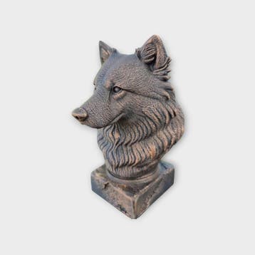 Bust of a finnish lapphund statue - home decor dog lover gif, Verzenden, Nieuw
