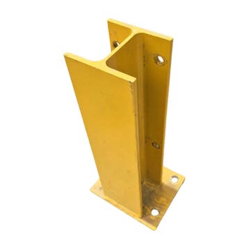 Stellingbescherming - stutbalk 40cm hoog geel, gebruikt -, Ophalen of Verzenden