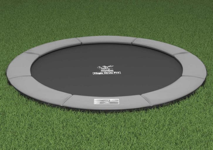 Flat to the Ground Trampoline Magic Circle Pro Grey 305 cm, Kinderen en Baby's, Speelgoed | Buiten | Trampolines, Nieuw, Ophalen of Verzenden