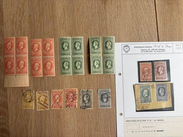 Nederland 1913 - Jubileumzegels waaronder ook met eerstedag, Gestempeld