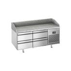 GGM Gastro | Pizzawerkbank PREMIUM PLUS - 1490x700mm - met |, Verzenden, Nieuw in verpakking, RVS Meubilair