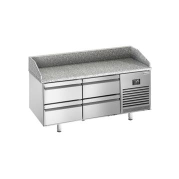 GGM Gastro | Pizzawerkbank PREMIUM PLUS - 1490x700mm - met |, Verzenden, Nieuw in verpakking, RVS Meubilair