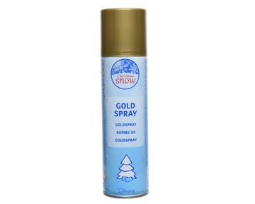 Goudspray 150 ml voor kerstgroen en decoratie, Ophalen of Verzenden, Nieuw