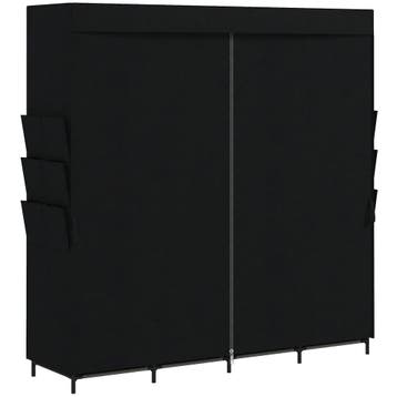 Stoff-Kleiderschrank, Staubdicht, Tragbar, 5 Kleiderstangen,, Verzenden, Nieuw