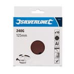 Silverline Schuurschijven klittenband aluminiumoxide - 8..., Ophalen of Verzenden, Nieuw