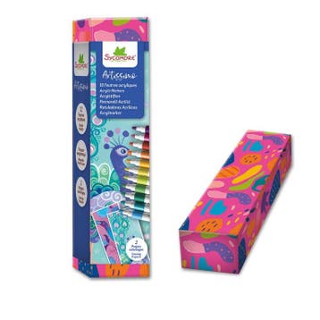 Sycomore acrylstiften set - 10 kleu van €9,99 voor €5,00, Ophalen of Verzenden, Nieuw