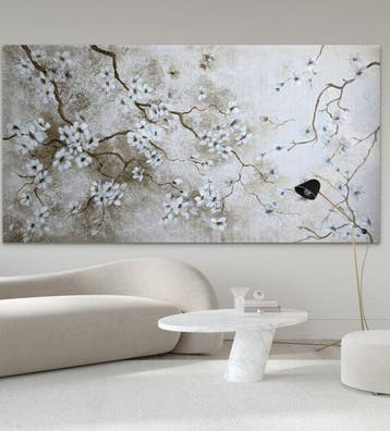 Alla Faber - Stillness . Serie: Ethereal Blossoms XXL, Antiek en Kunst