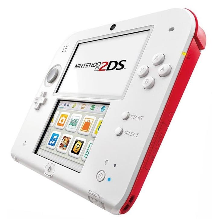 Nintendo 2DS Wit/Rood (Nette Staat) (3DS Spelcomputers), Spelcomputers en Games, Spelcomputers | Nintendo 2DS en 3DS, Zo goed als nieuw