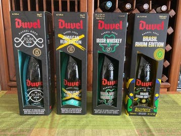 Moortgat - Duvel Barrel Aged partijen n° 5, 6, 7 en 8 - 75cl, Nieuw