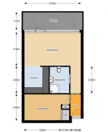 Te Huur 2 Kamer Appartement Venuslaan In Eindhoven, Noord-Brabant, Direct bij eigenaar, Eindhoven, Appartement
