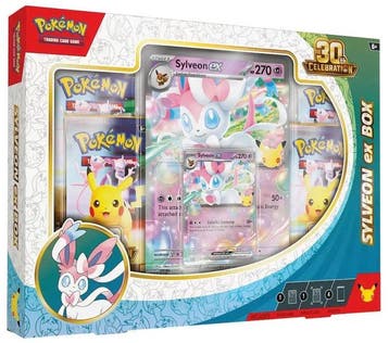 Pokémon - 1 Box - Pokémon 30th Celebration Sylveon ex Box –, Hobby en Vrije tijd, Nieuw