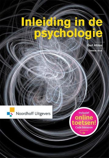 Inleiding in de psychologie / Vast Boek - Gert Alblas, Boeken, Verzenden, Zo goed als nieuw, Gert Alblas