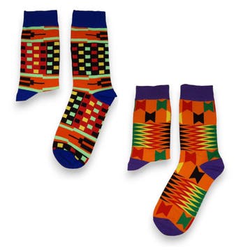 Afrikaanse sokken / Afro sokken / Set van 2 paar - SALE, Ophalen of Verzenden, Nieuw