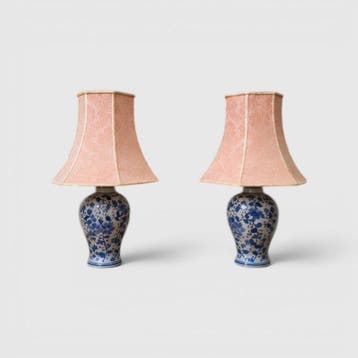 Tafellamp - Chinoiserie baluster (Engelse mid-century