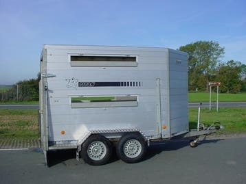 Titan T2785-2 L alu vee trailer afm. 353x181x193cm BOVAG, Ophalen, Gebruikt, Aluminium, Overige typen