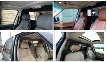 Range Rover type L322 Voque Model grijskenteken ombouw