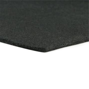 Brandwerend en Hittebestendig Vilt - Zwart - 180cm x 90c...