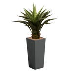Agave Vetplant kunstplant, H105cm, Ophalen of Verzenden, Overige soorten, 100 tot 150 cm