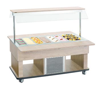 Gekoelde buffetwagen KIDS | 4x 1/1 GN | Statisch | LED, Verzenden, Nieuw in verpakking
