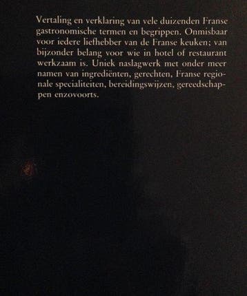 GASTRONOMISCH VERKLAREND WOORDENBK. - Dumoulin 9789021012582, Verzenden, Gelezen, Dumoulin
