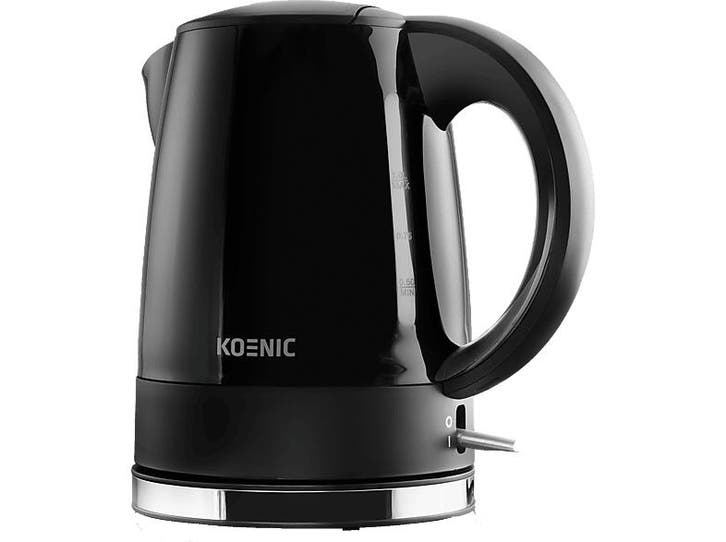 Koenic -  Kwk 2130 Waterkoker  - Zwart, Witgoed en Apparatuur, Waterkokers, Nieuw, 1 tot 2 liter, Verzenden
