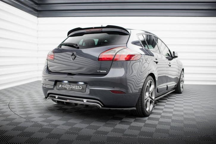 Maxton Diffuser Splitter Renault Megane GT MK3 Facelift, Auto diversen, Tuning en Styling, Verzenden