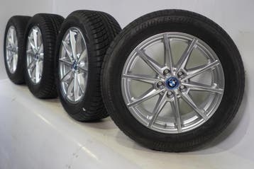 BMW 4 serie i4 G26 851 17 inch velgen Bridgestone Winterband, Gebruikt, Velg(en), 17 inch, Winterbanden