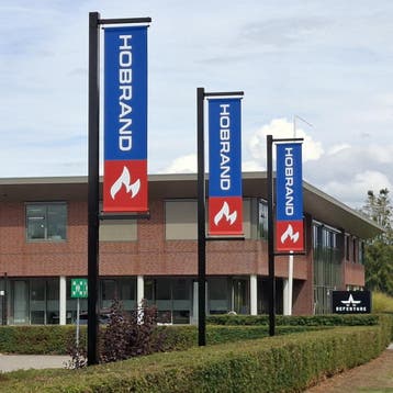 Haakse paalbanier 5,5 meter, Nieuw