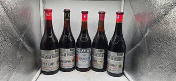 Fontanafredda: Barolo 1975, 1970, 1974, 1978 & Barbaresco, Nieuw