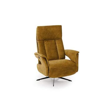 Relaxfauteuil Haarlo - relaxfauteuils - Geel, Nieuw, Stof