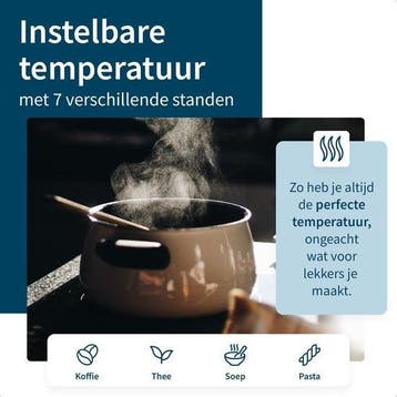 2dekans | Waterkoker met temperatuurregeling - 2.7L -, Ophalen of Verzenden, Zo goed als nieuw