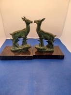 Boekensteunen (2) - Zinklegering - kassen boeken hinde
