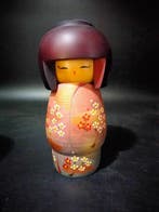 Masae Fujikawa - Beeldje, Exclusieve Gumma Kokeshi van Masae