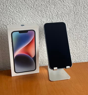 Apple iPhone 14 128GB Blauw / Garantie / Nette staat, 128 GB, Blauw, Refurbished, Ophalen of Verzenden