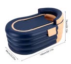 Opblaasbaar Bad – Ligbad Volwassenen met Elektrische Pomp, Tuin en Terras, Zwembaden, Verzenden, Nieuw