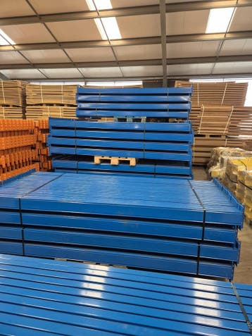 Stow ligger 2700x125x50 mm, blauw staal, gebruikt, Ophalen of Verzenden