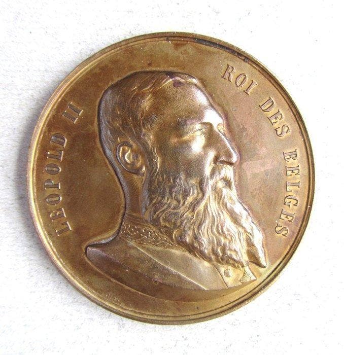 België. Medal 1907, Brussel Exposition des Arts en Metiers, Postzegels en Munten, Munten | Nederland