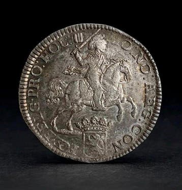 Nederland, Holland Zilveren Rijder (Ducaton) 1673