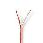 Luidsprekerkabel op rol | 100 meter, Audio, Tv en Foto, Audiokabels en Televisiekabels, Verzenden, Nieuw