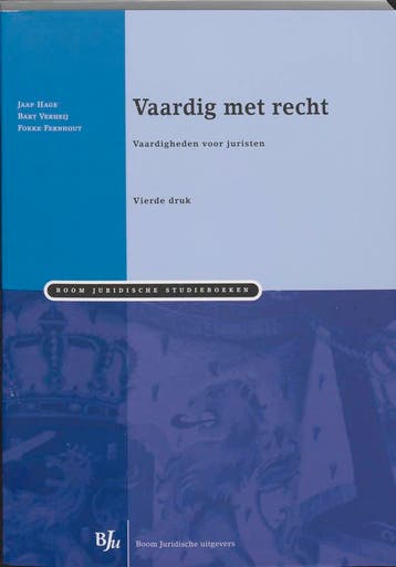 Vaardig met recht / Boom Juridische studieboeken - Jaap Hage, Boeken, Studieboeken en Cursussen, Verzenden, Zo goed als nieuw