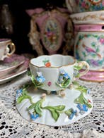 Meissen - Koffiepot - Porselein - Meissen Toegepaste Bloemen