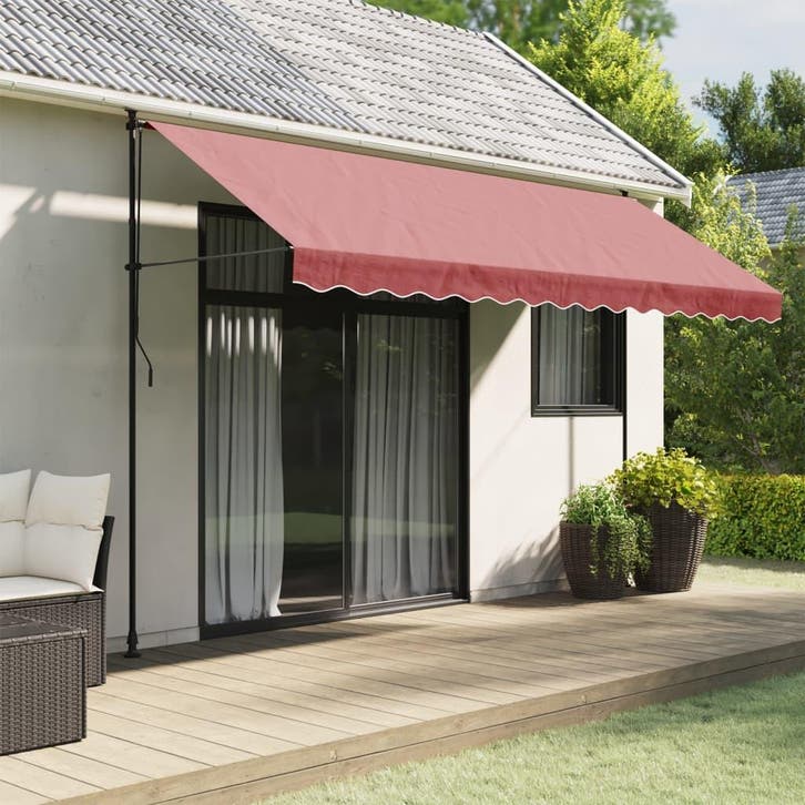 vidaXL Vervangingsdoek voor luifelrok gestreept 4 m, Tuin en Terras, Zonneschermen, Nieuw, Verzenden