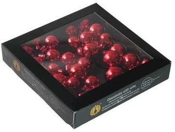 Kerstballen glas rood shiny glans 20 25 30 mm 6 bundels van, Ophalen of Verzenden, Nieuw