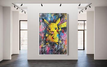 Dine Chanima (XX-XXI) - (XXL) Giant Pikachu Stencil Art