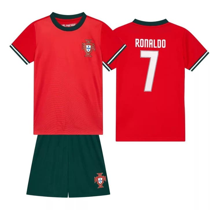 Cristiano Ronaldo Portugal Voetbaltenue Thuis - CR7 - Kind, Sport en Fitness, Voetbal, Nieuw, Verzenden