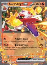 Skeledirge EX 037/193 Paldea Evolved, Hobby en Vrije tijd, Verzamelkaartspellen | Pokémon, Losse kaart, Nieuw, Foil, Ophalen of Verzenden