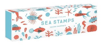 Sea Stamps: 25 stamps + 2 ink pads, Verzenden, Nieuw