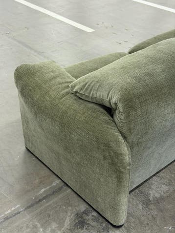 Cassina Maralunga set | Groen | NIEUWSTAAT + Garantie, Stof, 75 tot 100 cm, Ophalen of Verzenden, Zo goed als nieuw