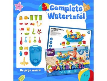 KidzKraze® Watertafel M - Zandtafel Kind - 4-laags ontwerp -, Verzenden, Nieuw